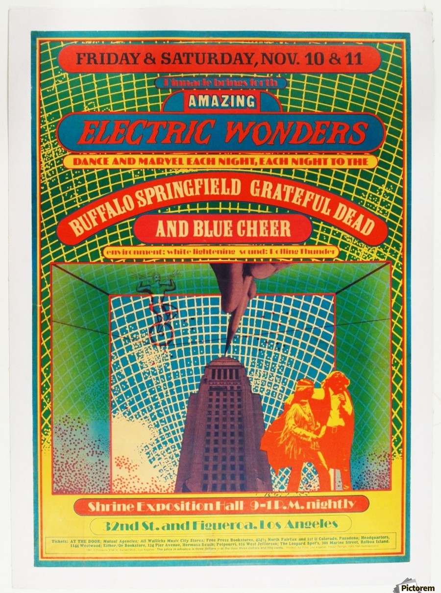 1967 Shrine Exposition Hall Buffalo Springfield Grateful